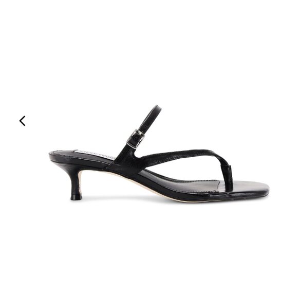 Steve Madden Jessa Strap Black  Kitten Heels Size 7.5 - Picture 2 of 8